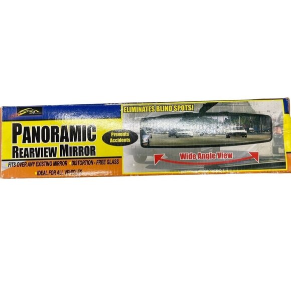 tyle auto accessories panoramic rearview mirror wide angle view new READ - Picture 1 of 8
